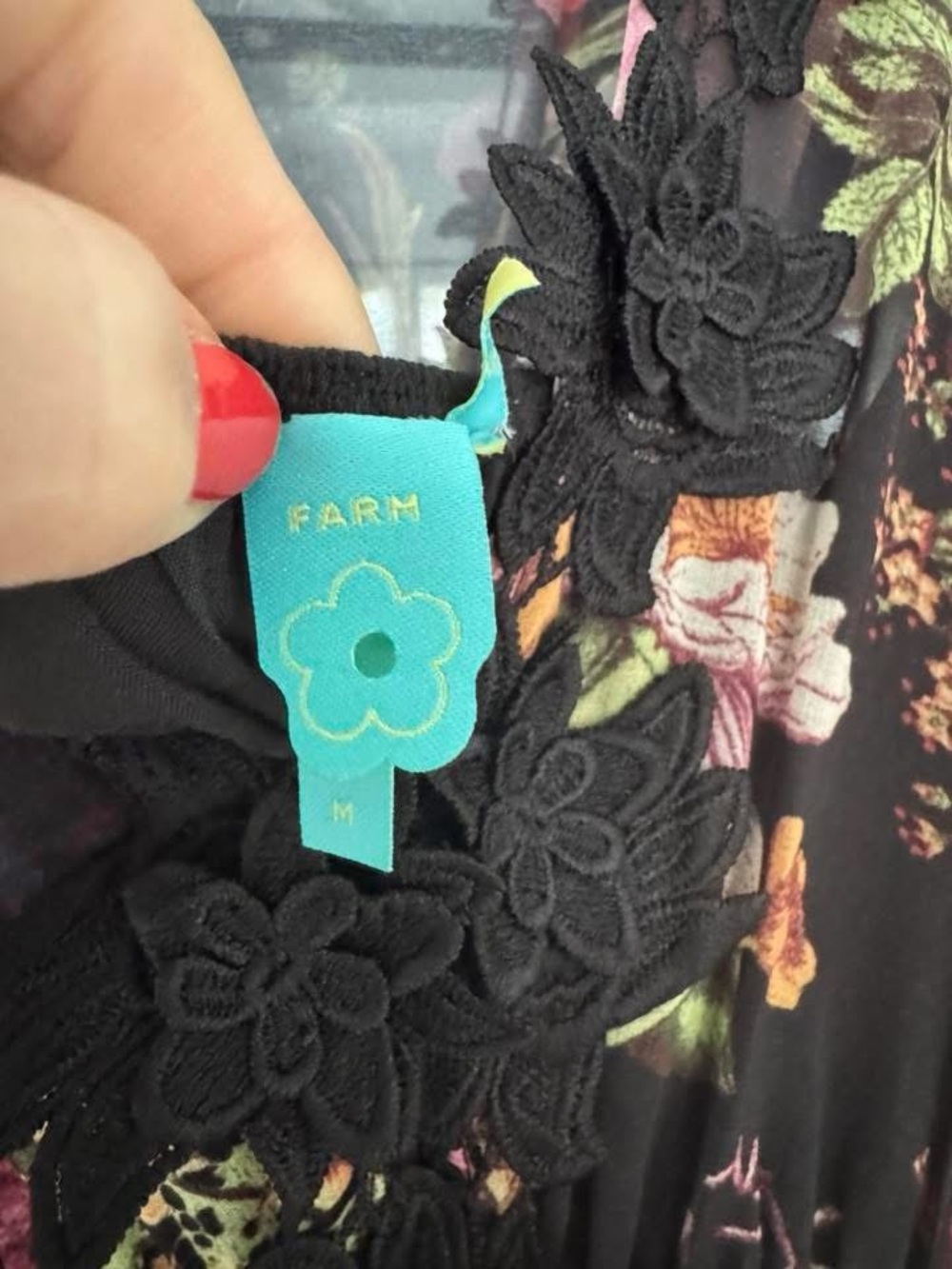 FARM Rio Anthropologie Laina Floral Maxi Dress medium - Picture 3 of 3
